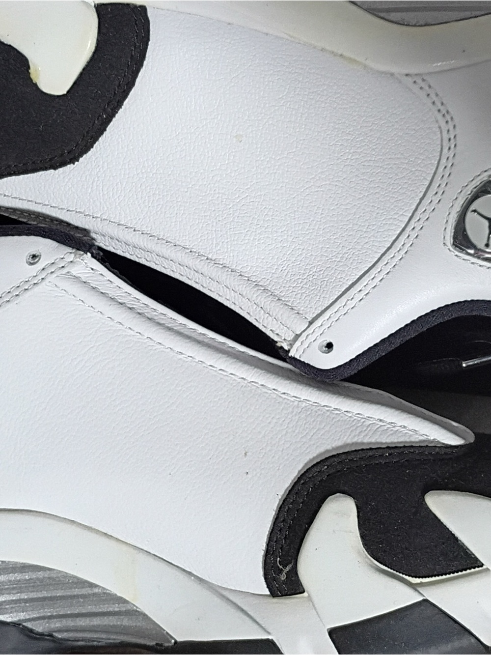 Jordan 14 Men's White and Black Sneakers